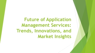 Application Management Services market