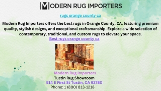 Best rugs orange county ca