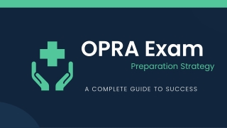 OPRA Exam Preparation Strategy A Complete Guide to Success