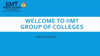 IIMT Group of Colleges: A Leading Institution in Greater Noida