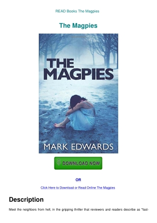 READ Books The Magpies