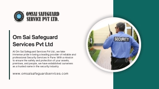 Stay Safe with Expert Security Services in Indore Today