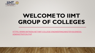 IIMT Group of Colleges: A Premier Destination for MBA in Noida