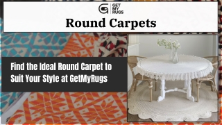 Round Carpets: Stylish and Functional for Every Room