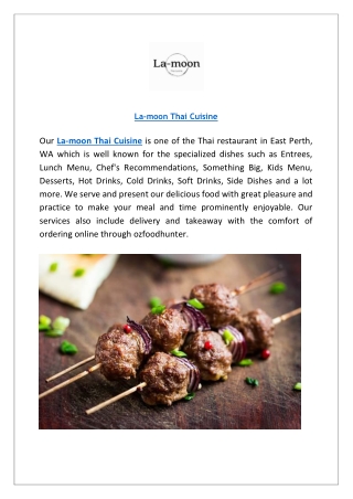 La-moon Thai Cuisine