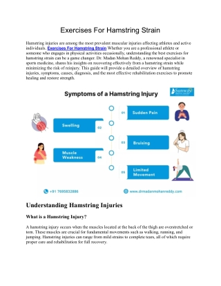 Exercises For Hamstring Strain 2