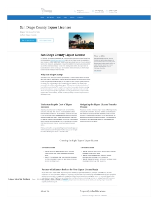 Simplify the Process of Obtaining San Diego County Liquor Licenses with License