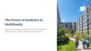 Harnessing Analytics for Multifamily Success