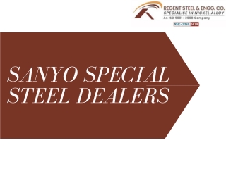 Sanyo Special Steel Dealers