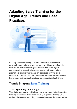 Adapting Sales Training for the Digital Age_ Trends and Best Practices