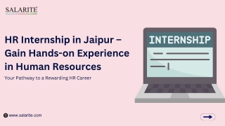 HR Internship in Jaipur – Gain Hands-on Experience in Human Resources