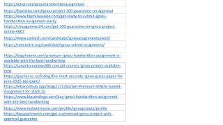 All Ignou HAndwritten Assignments are avialable