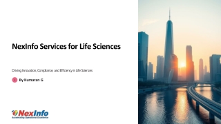 NexInfo’s Comprehensive IT Services for Life Sciences