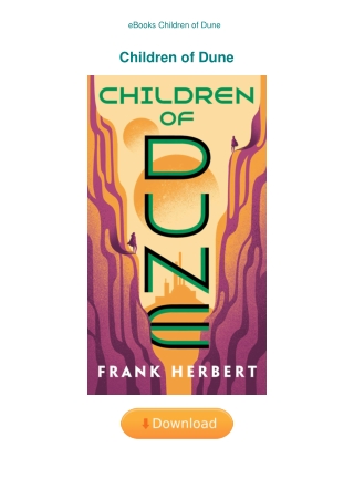eBooks Children of Dune
