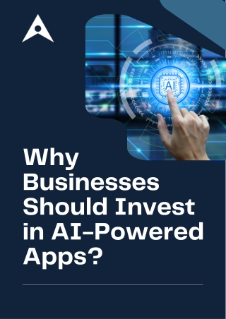 Why Businesses Should Invest in AI-Powered Apps?