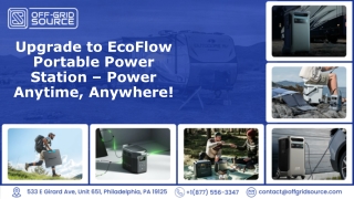 Upgrade to EcoFlow Portable Power Station – Power Anytime, Anywhere!