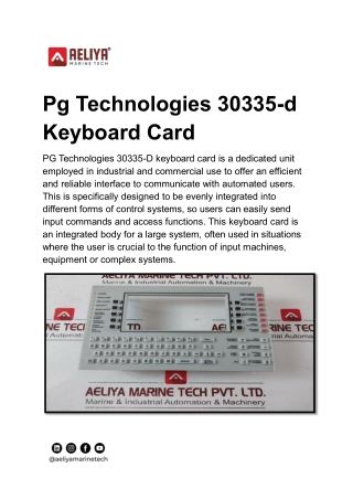 Pg Technologies 30335