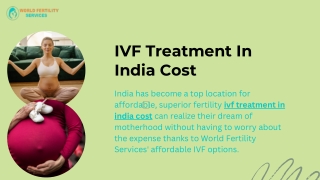 IVF Treatment in India Cost