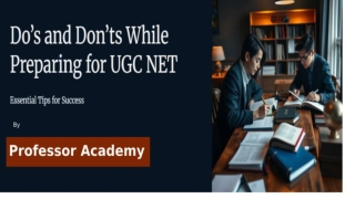 Do’s and Don’ts While Preparing for UGC NET Exam