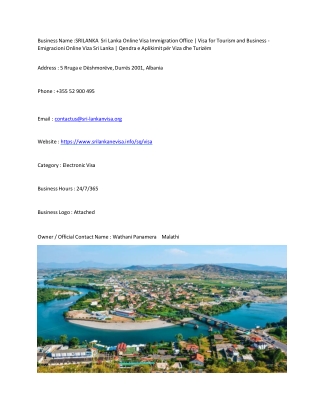 SRILANKA  Sri Lanka Online Visa Immigration Office | Visa for Tourism and Busine