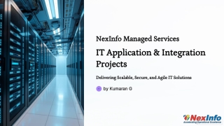 IT Application & Integration with NexInfo Managed Services