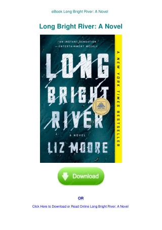 eBook Long Bright River A Novel
