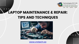 Laptop Maintenance & Repair Tips and Techniques