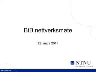 BtB nettverksmøte