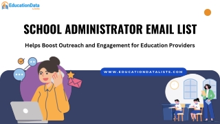 School Administrator Email List