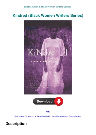 eBooks Kindred (Black Women Writers Series)