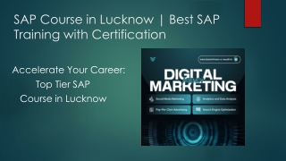 SAP Course in Lucknow