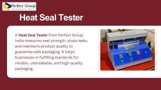 Heat Seal Tester