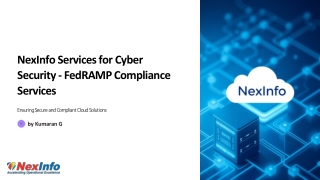 Expert FedRAMP Compliance Services by NexInfo
