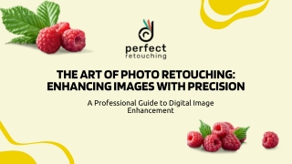 The Art of Photo Retouching Enhancing Images with Precision