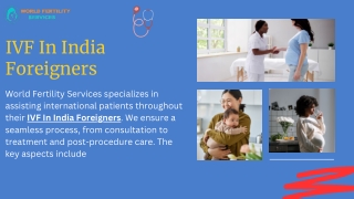 IVF In India Foreigners