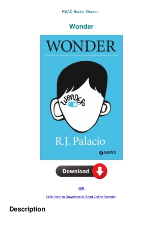 READ Books Wonder