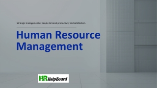 HRM Meaning