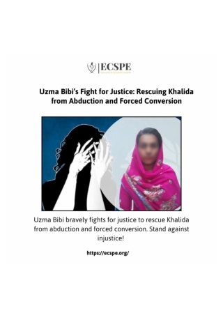 Forced Conversion Uzma Bibi’s Fight for Justice and Khalida’s Rescue (1)