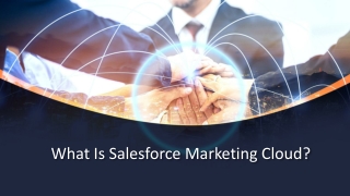 Salesforce Marketing Cloud Online Training in India | Hyderabad