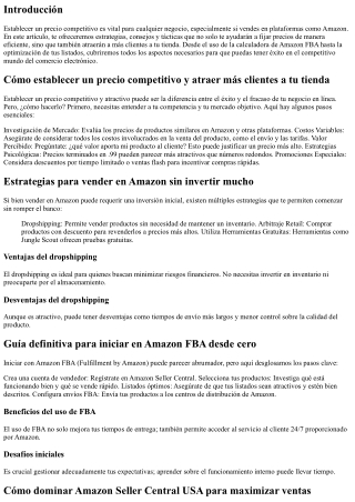 Cómo establecer un precio competitivo y atraer más clientes a tu tienda