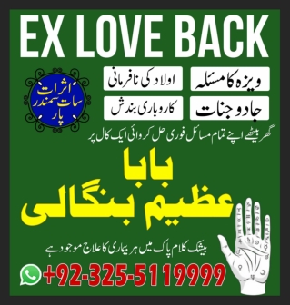 No.1 Black Magic Expert,Mohabbat Mai Na"kaami,Famous amil baba expert for EX bac