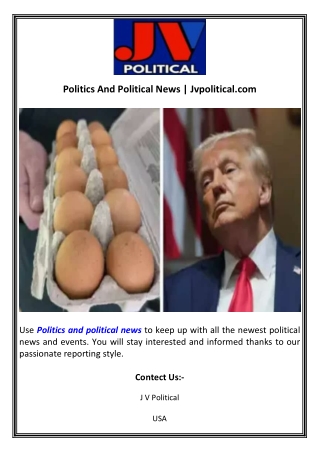 Politics And Political News  Jvpolitical.com