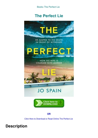 Books The Perfect Lie
