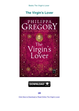 Books The Virgin's Lover