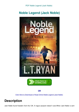 PDF Noble Legend (Jack Noble)