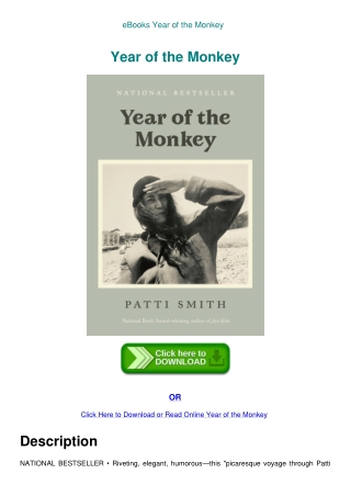 eBooks Year of the Monkey