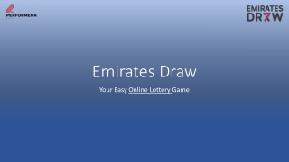 Emirates Draw PPT 44