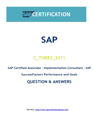 Are C_THR82_2411 Exam Dumps the Secret to SAP Certification Success?