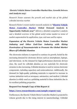 Electric Vehicle Motor Controller Market