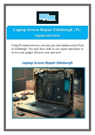Laptop Screen Repair Edinburgh | Pc-repair.services